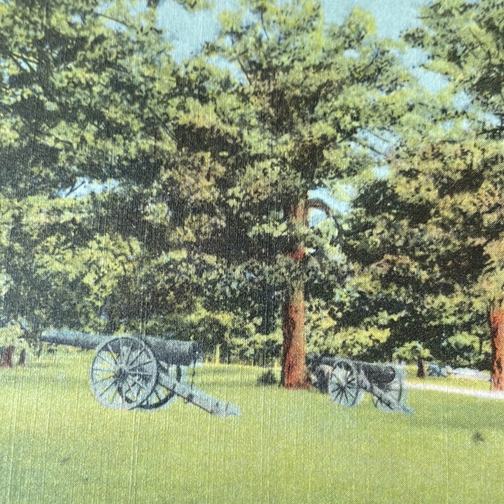 Vintage Linen Postcards of Shiloh National Park